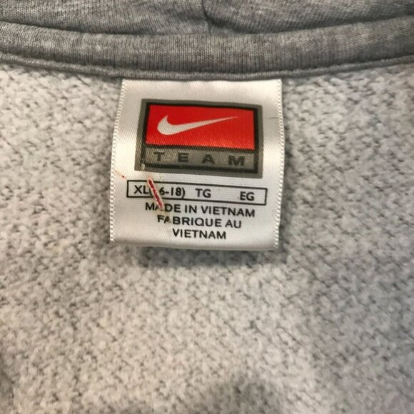 Nike Youth Sweatshirt Oregon State Beavers Hooded Sz XL in Gray Embroidered Logo - Picture 14 of 16